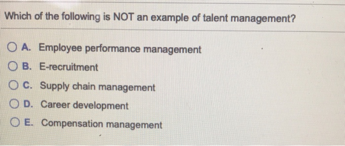 Which of the following is NOT an example of