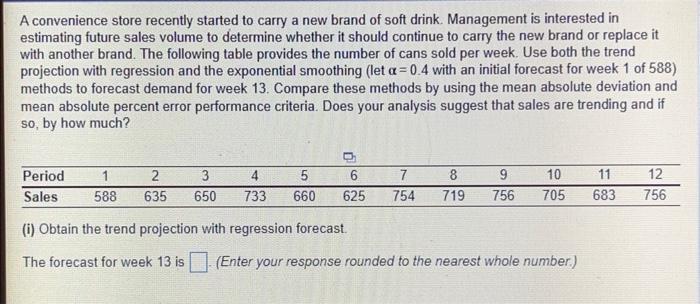 A convenience store recently started to carry a