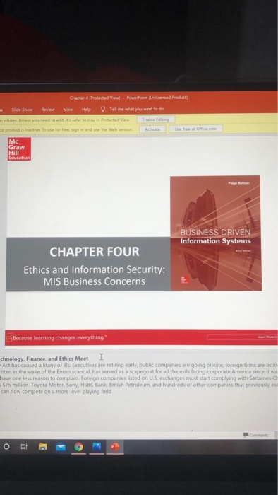 Question 6. State two ethical concerns raised in