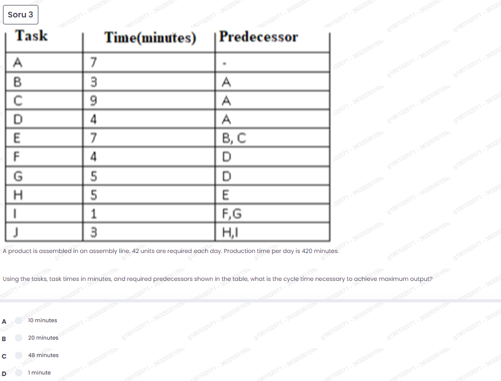 Soru 3 20102071- 3652031 20102074-36520 00207