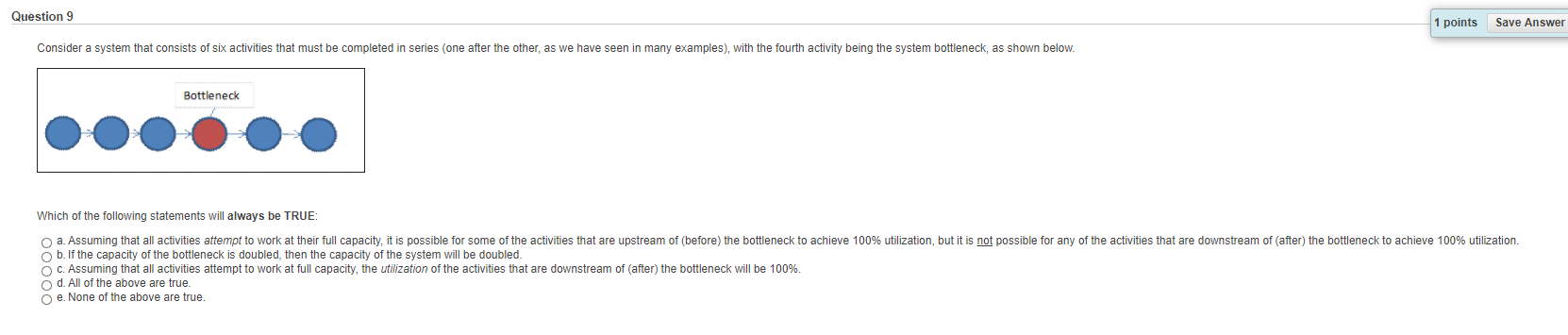 Question 9 1 points Save Answer Consider a system