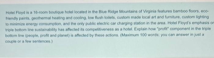 Hotel Floyd is a 16-room boutique hotel located