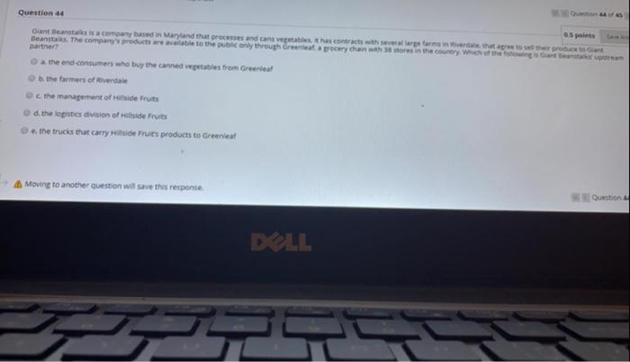 Question 4 Guant Beanstal is a company based in