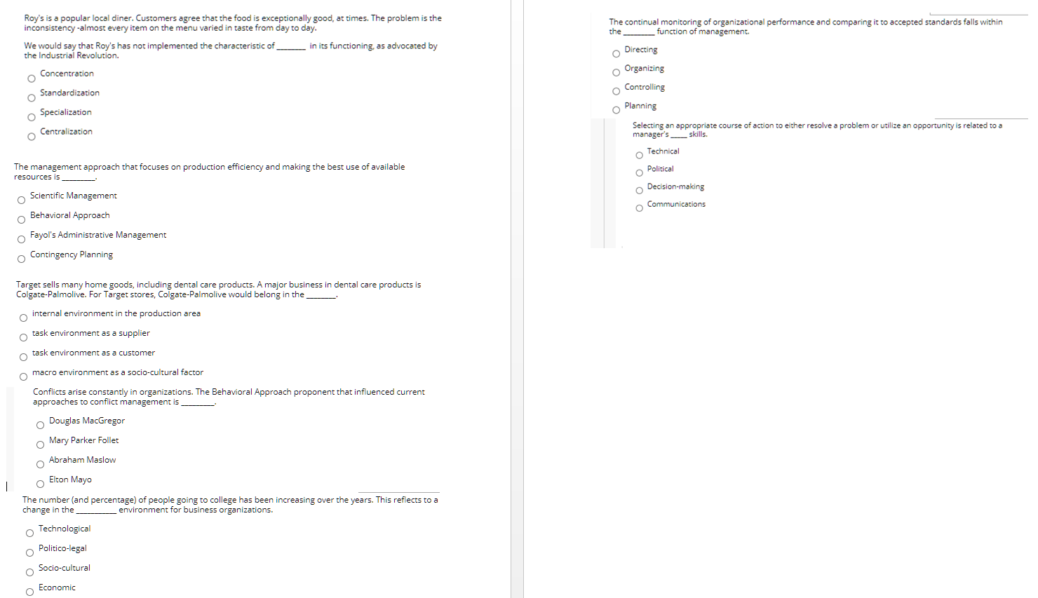 undefined Roy's is a popular local diner.