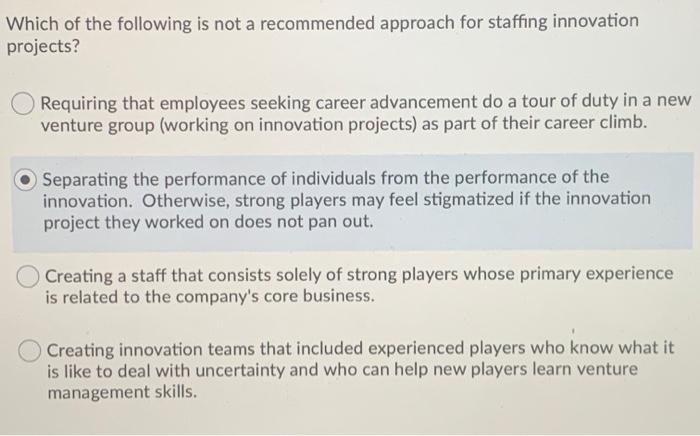 Which of the following is not a recommended