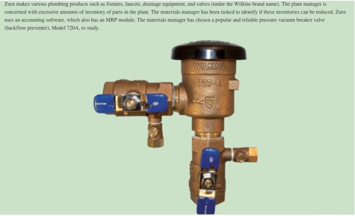 Zurn makes various plumbing products such as