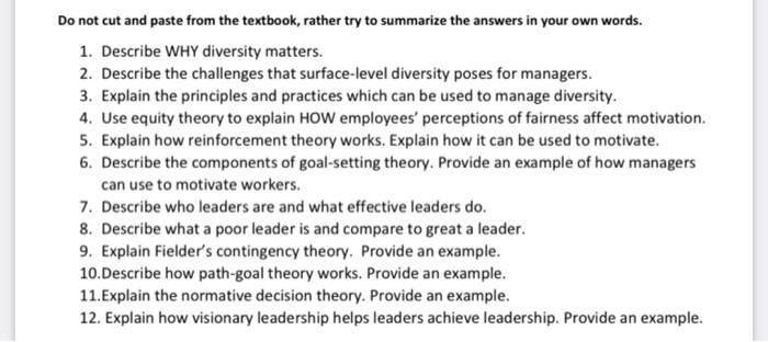 please i want it typed and answer all please