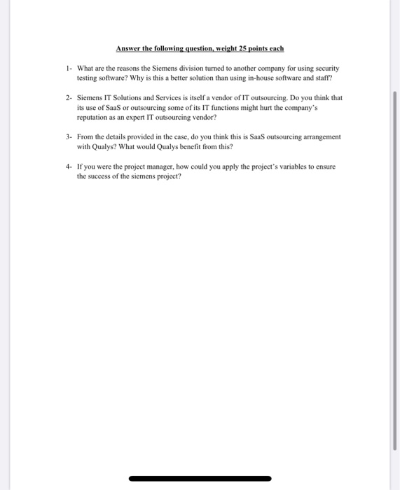 Outsourcing Vendor, SaaS Client Optimizing the