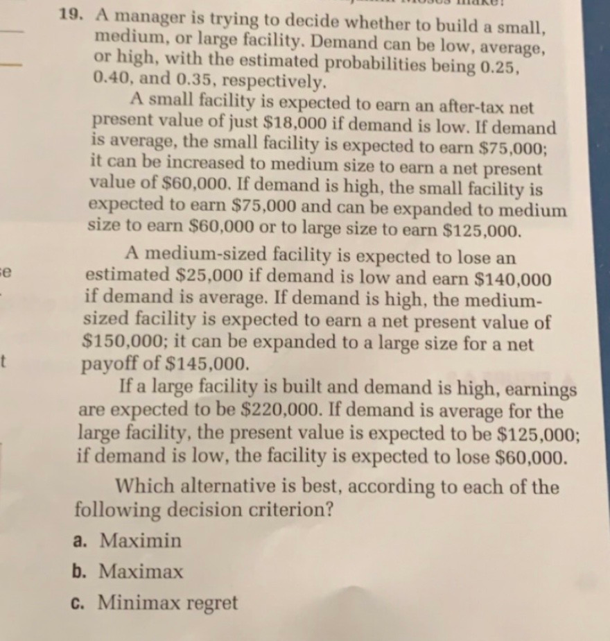 Problem 19 shown for reference, but only need