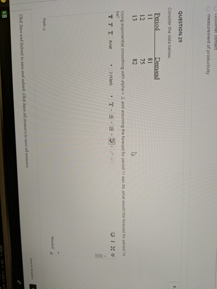 Customer contact measurement of productivity