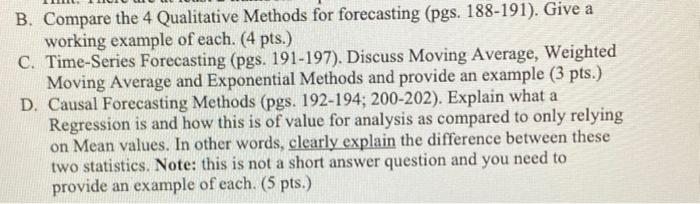 B. Compare the 4 Qualitative Methods for