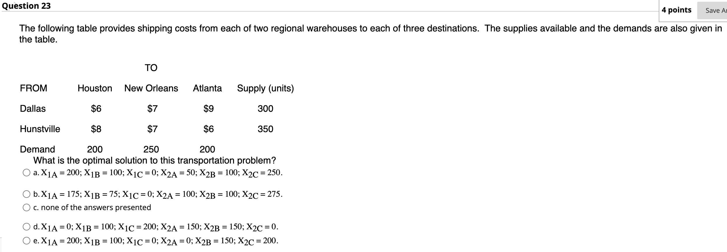 Please provide Excel worksheet on how to derive