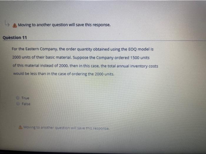 A Moving to another question will save this