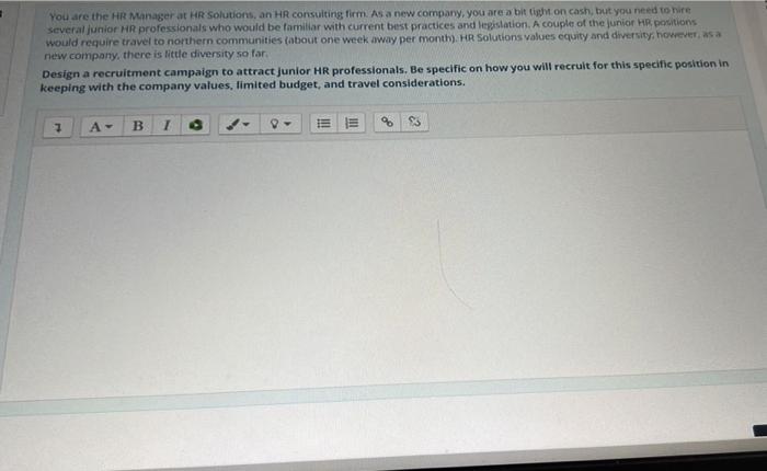 this question is from HRMT You are the HR Manager