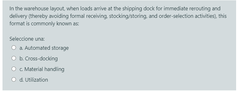 13-16 Please Help!!! In the warehouse layout,