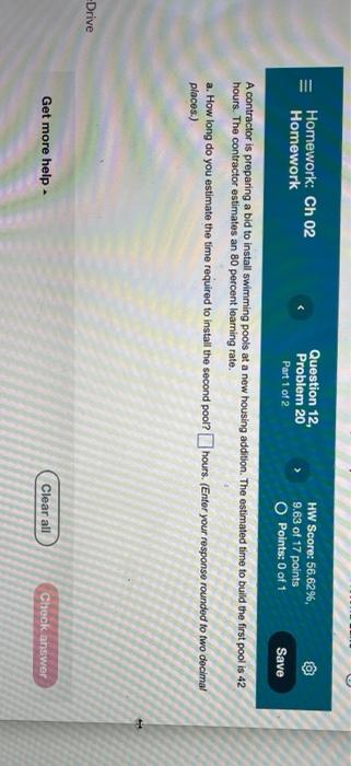 III Homework: Ch 02 Homework Question 12, Problem