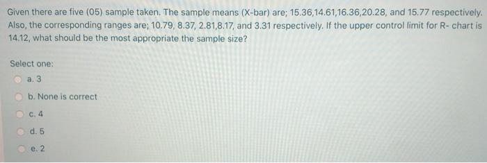 Processes that are in control will automatically