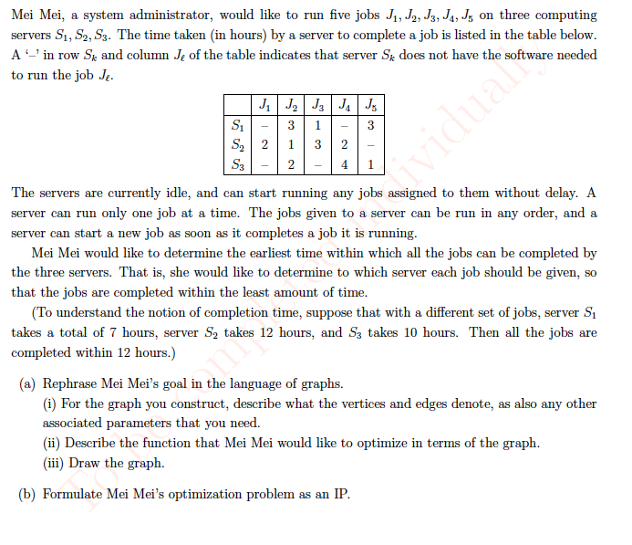Mei Mei, a system administrator, would like to