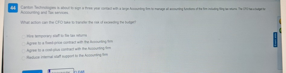 40 A technology company has decided to develop an