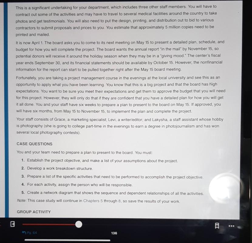 please answer these questions in the case study