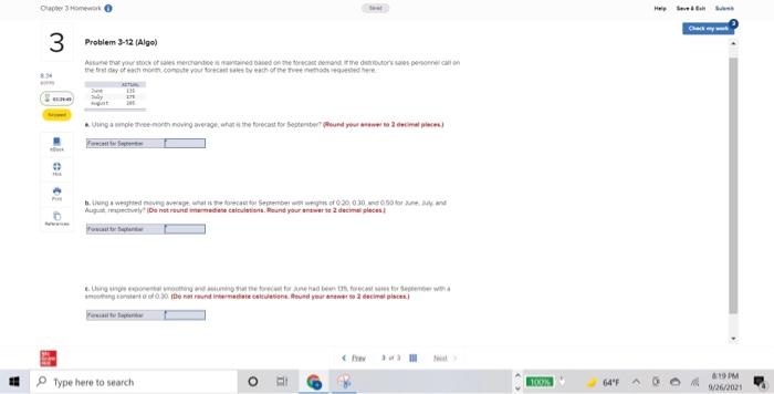 ORO Help to 3 Problem 3-12 [Algo Altre your store