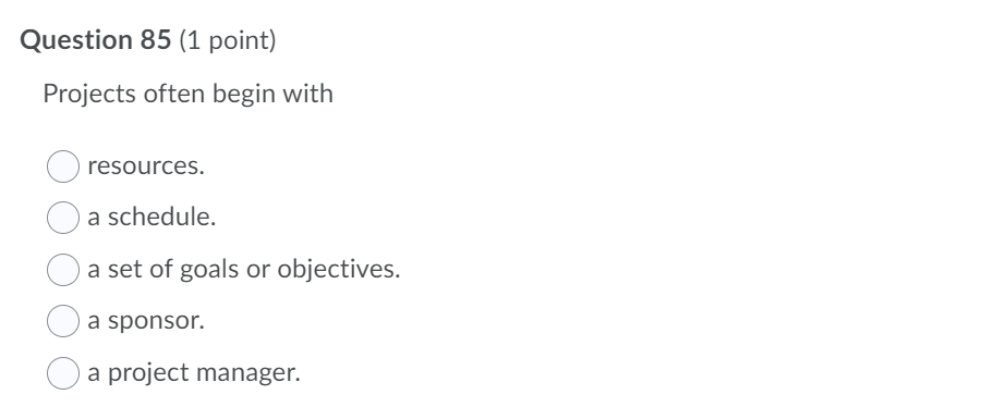 Question 86 (1 point) Information systems audits
