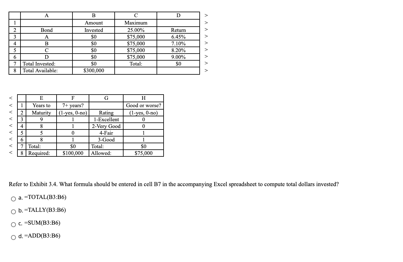 THERE IS NO SPREADSHEET GIVEN. THIS IS ALL THE