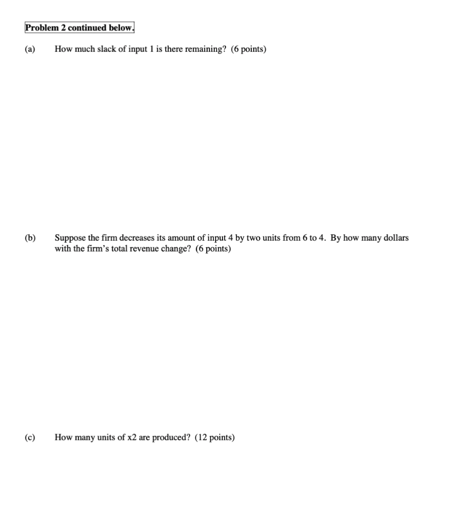 Problem 2 (20 points): Given here are the Solver