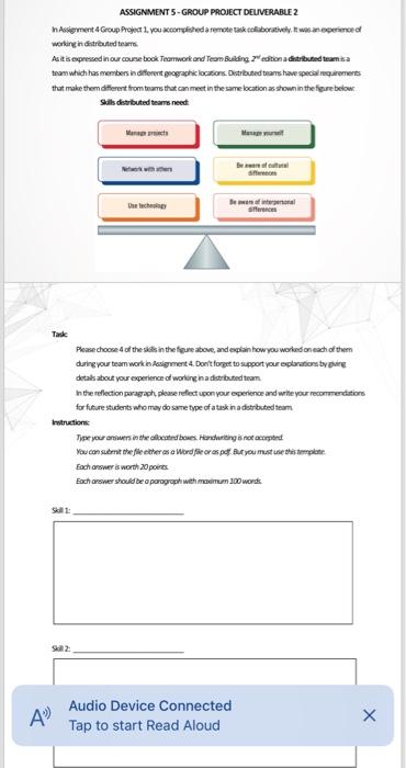 ASSIGNMENT 5 - GROUP PROJECT DELIVERABLE 2 h
