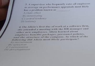 3. A supervisor who frequently rates all