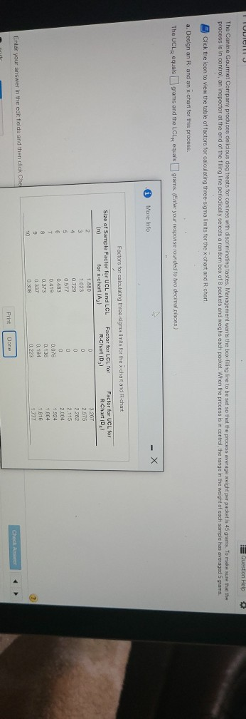 TUDIJ Question Help The Canine Gourmet Company