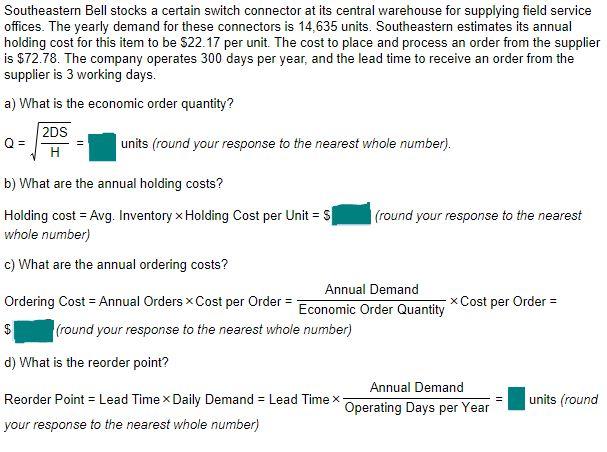 Southeastern Bell stocks a certain switch