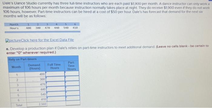 Not missing info Dale's Dance Studio currently