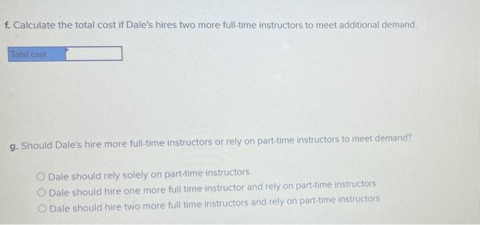 Not missing info Dale's Dance Studio currently