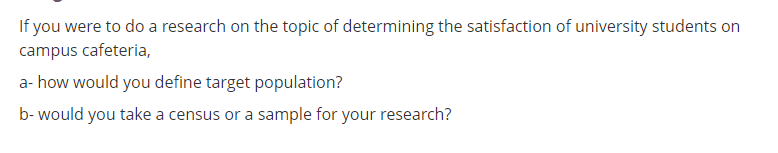 If you were to do a research on the topic of