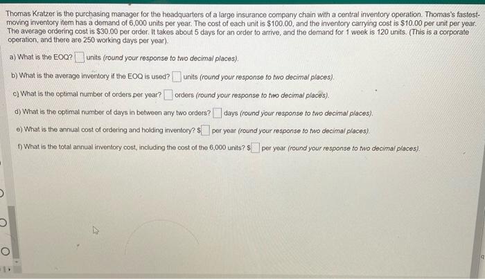 urgent please! Thomas Kratzer is the purchasing