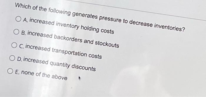 help asap Which of the following generates
