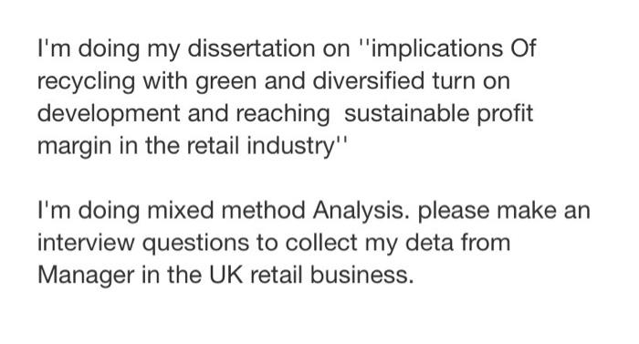 I'm doing my dissertation on 'implications Of