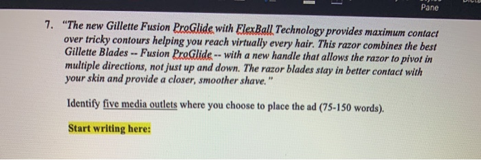 DILLU Pane 7. "The new Gillette Fusion Proglide