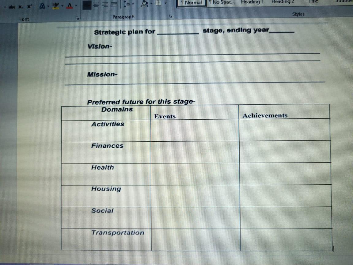 T Normal 1 No Spac... Heading Heading nie A - -