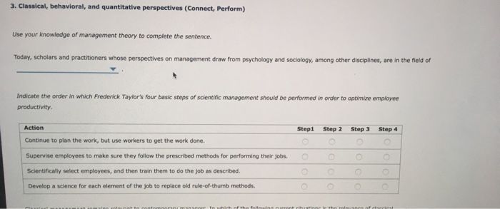 3. Classical, behavioral, and quantitative