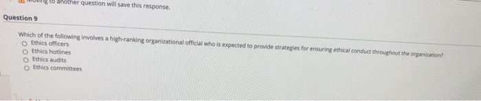 1o another question will save this response.