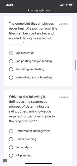 2:24 docs.google.com Adham is the HR manager at 4