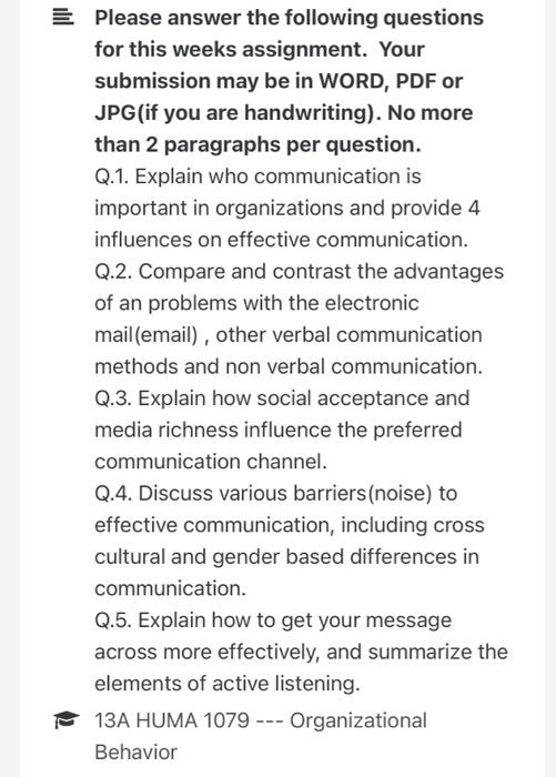 * Please answer the following questions for this