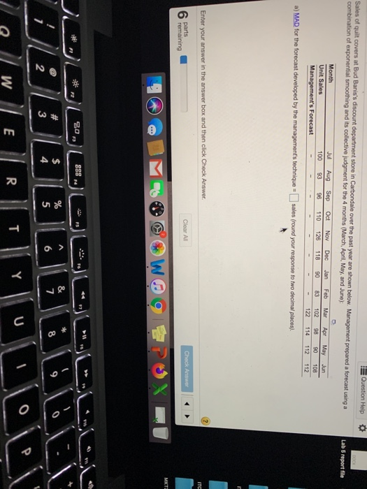 6 Lab Problem 4.13 Question Help Year 1 2 3 4 5