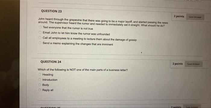 Bill wrote an email to his supervisor using all