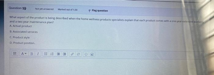 What aspect of the product is being described