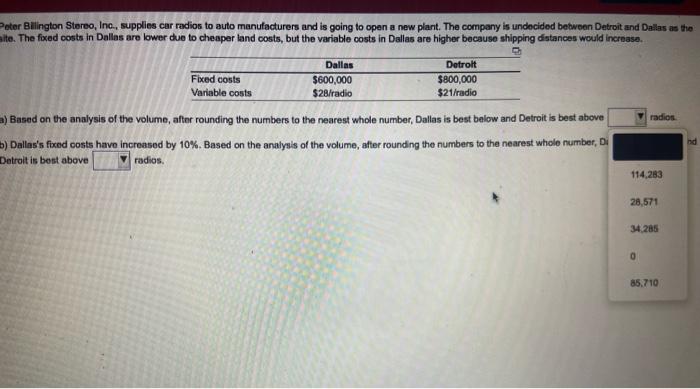 Poter Bilington Stereo, Inc., supplies car radios