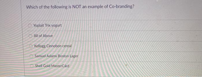 Which of the following is NOT an example of