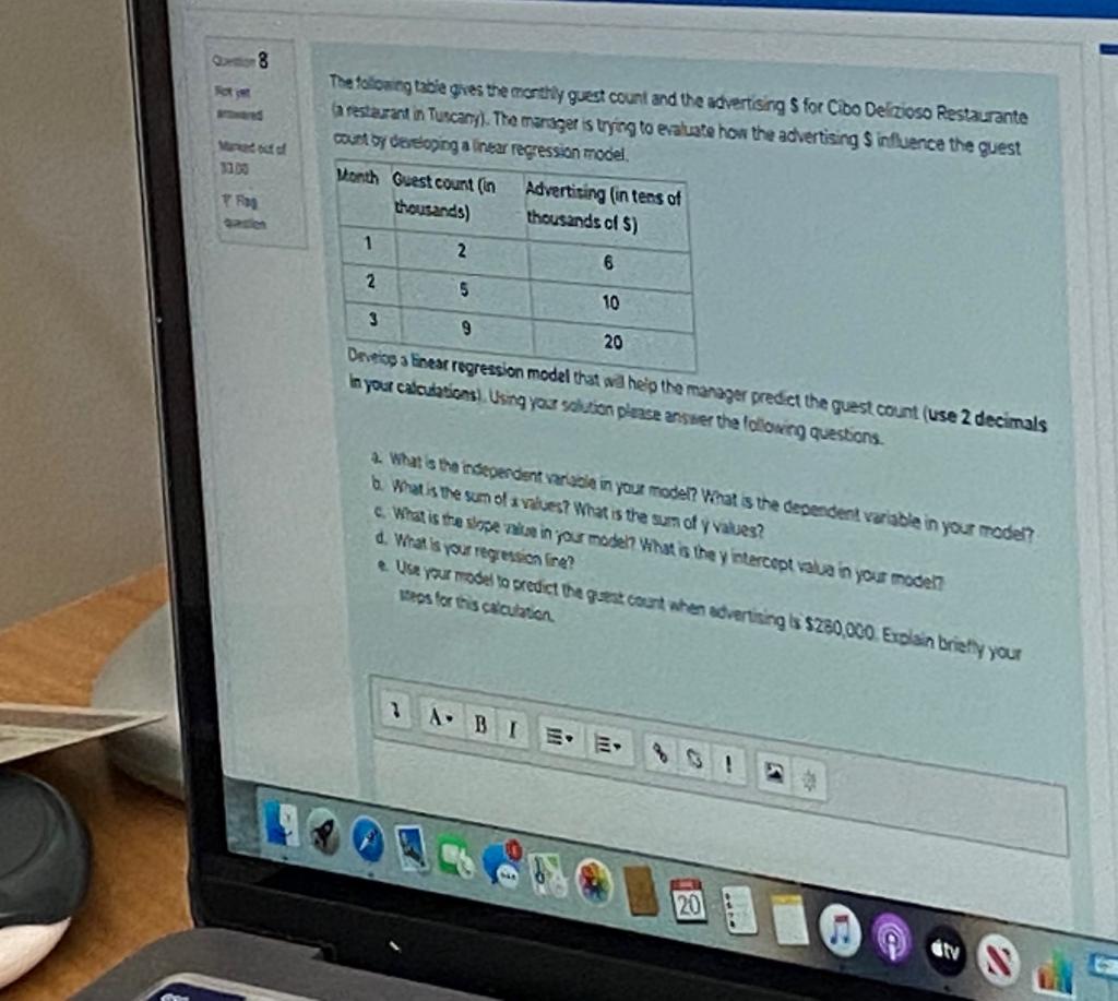 3 The tolong taie goes the mostly guest count and